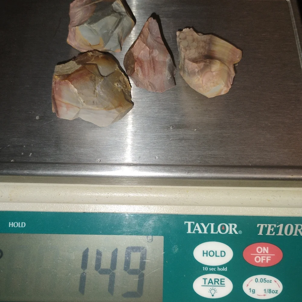 Set of 4 Desert Jasper Stones - Raw NEW